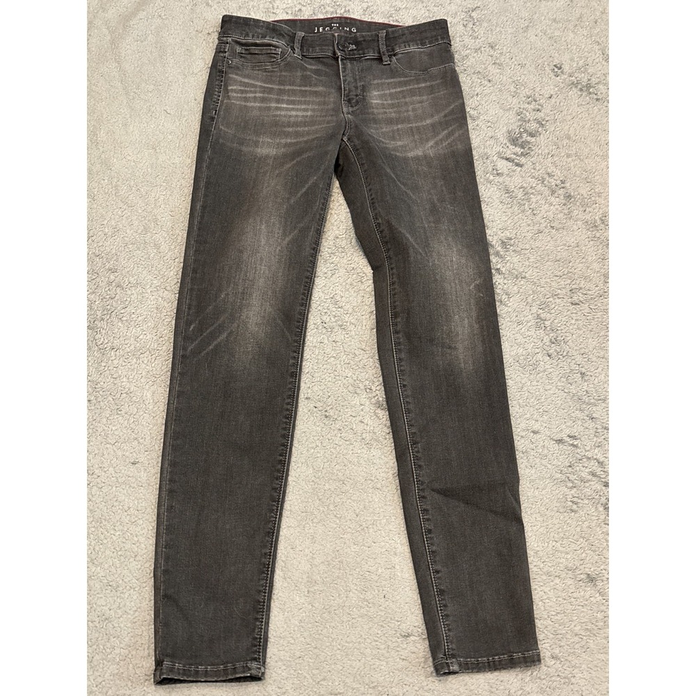 White House Black Market Jeans Womens 2 Gray Denim The Jegging Stretch Casual